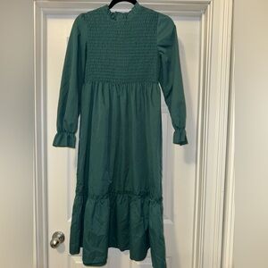 Elegant Green Ladies Dress